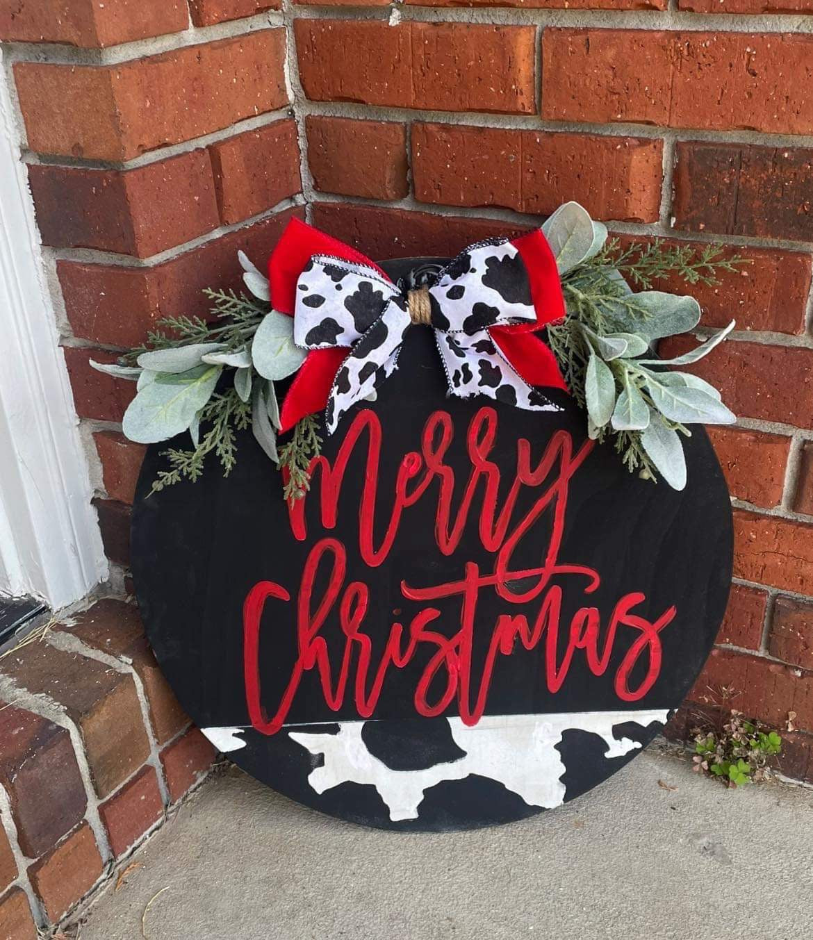 MERRY CHRISTMAS DOOR HANGER
